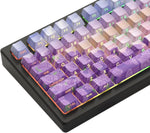 dagaladoo White Topographic Keyboard keycaps,Double Shot PBT keycaps | Shine Through Keycaps dye-sub,Side Print,Cherry Profile keycaps for Mechanical Keyboard 60%/65%/75%/TKL/96%/100% US Layout - Image 14