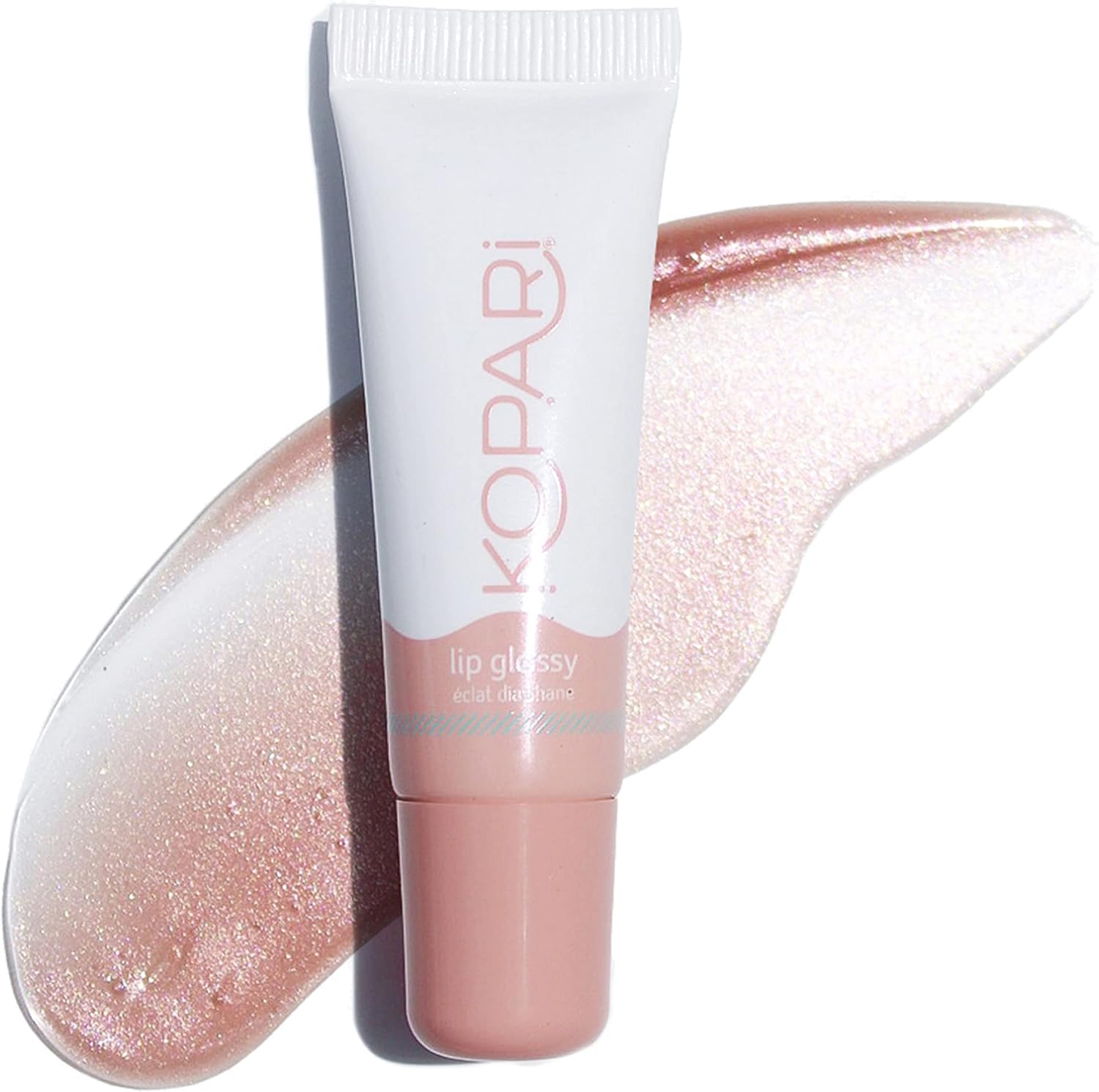 Kopari Coconut Lip Glossy Nude Tint Birthday Suit front squeeze tube view buy online