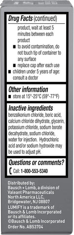 LUMIFY Redness Reliever Eye Drops, for Whiter & Brighter Looking Eyes, 0.08 Fl Oz ((Pack of 2)) - Image 6