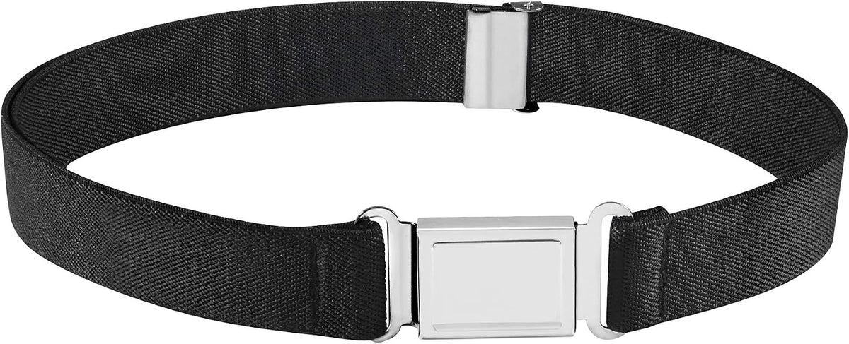 Kids Boys Toddler Adjustable Elastic Dress Stretch Belt with Flat Magnetic Buckle - Image 14