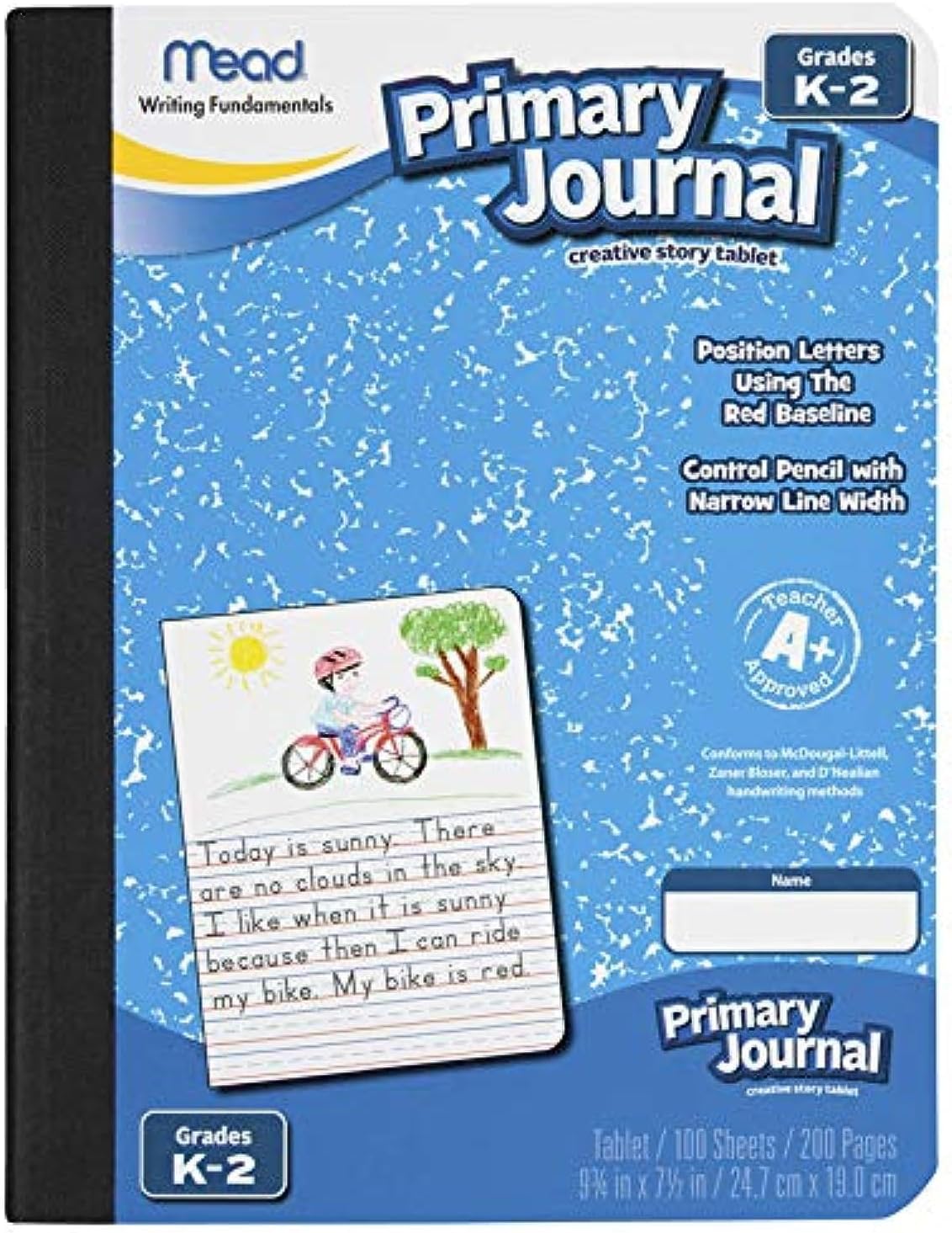 Mead primary journal K-2nd grade front view notebook