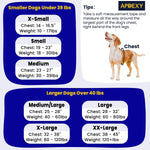 Side profile of dog in Apdexy freedom harness