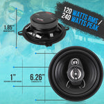 Pyle 5.25 inch car speaker poly injection cone closeup