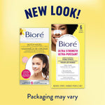 Authentic Biore Ultra Strength pore strips 6 count box