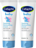 Cetaphil Baby Soothing Moisturising Cream 100 g for Newborns & Babies | 48H Hydration & 8H Skin Barrier Protection | With Glycerin, Sunflower Seed Oil & Sweet Almond Oil | Gentle Face & Body Moisturiser - Image 9
