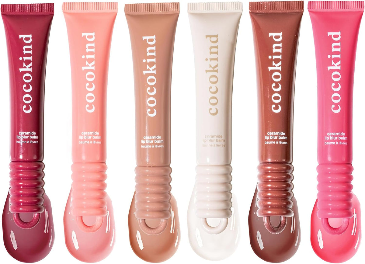 Cocokind Ceramide Lip Blur Balm, Be Brave - Hot Pink Hydrating Lip Balm with Ceramides & Peptides, Made for Sensitive Skin & Lips, Unflavored & Fragrance-Free - 3 pack - Image 10