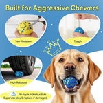 Kimee Dog Balls Tennis Ball Toys Dog Toys for Aggressive Chewers Durable Teething Chew Toys Water Toy Fetch Ball for Large Medium Small Dog and Puppies (4 Balls) - Image 6