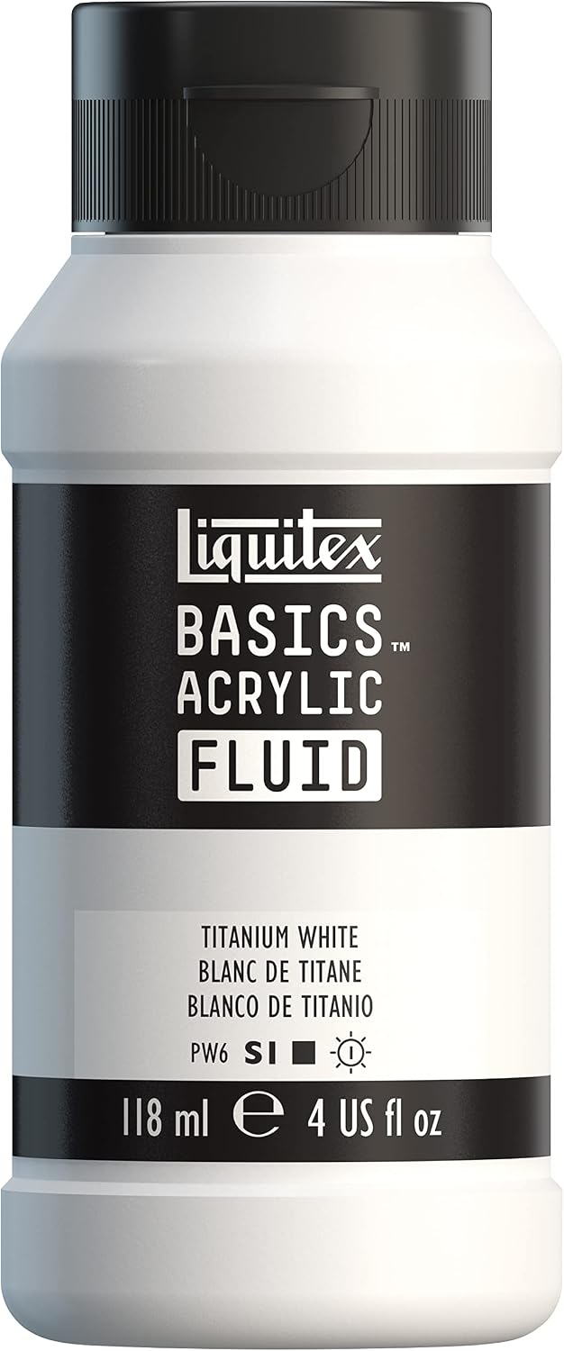 Liquitex Basics acrylic fluid paint front view