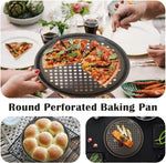 BHFBHFBH pizza pan set displayed for homemade pizza baking