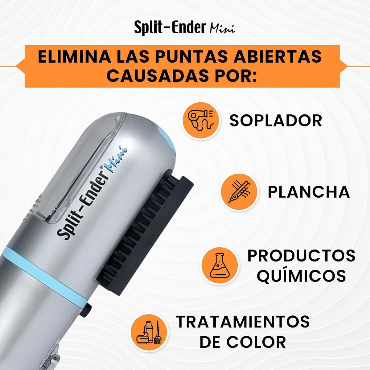 Split-Ender mini split end remover packaging and unit