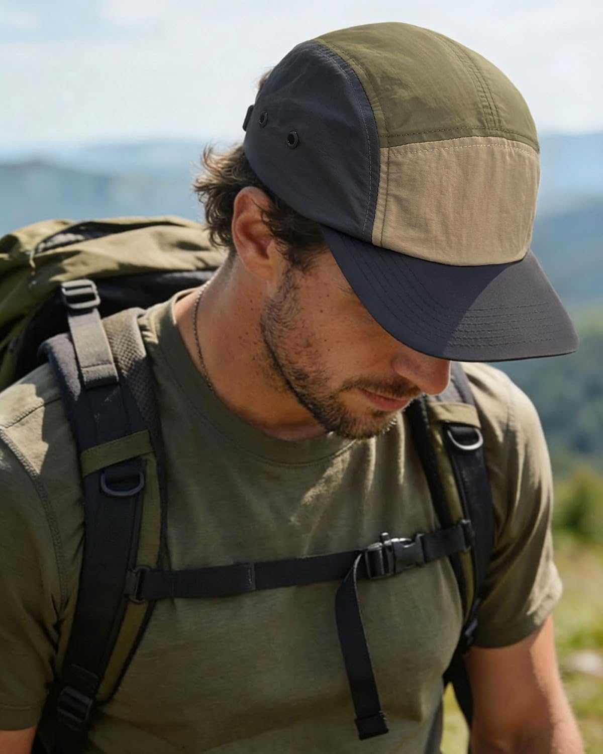 Clape sun hat side profile view
