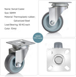 BZOLIHEU caster wheels side profile view