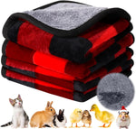 Reginary 4 Pcs Waterproof Guinea Pig Blankets Washable Small Animal Fleece Bedding Absorbent Guinea Pig Cage Liners Reusable Training Pee Pad Pet Sleep Mat for Hamster(Cute Star Pattern,12 x 12 Inch) - Image 11