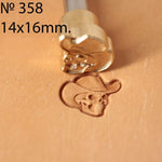 DandS Ltd Skull Leather Stamp Tool packaging and full length view