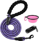 BARKBAY Dog Leashes for Large Dogs Heavy Duty Dog Leash 4/5/6 FT with Comfortable Padded Handle and Highly Reflective Threads for Medium Large Dogs Walking Training Running (5FT-1/2'',Pink) - Image 14