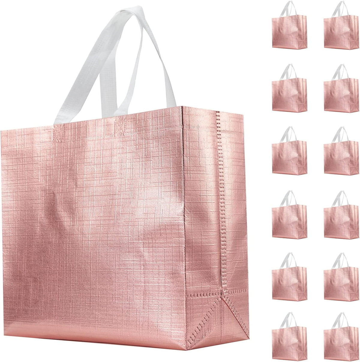 12 Pcs Present Gift Bags Reusable Gift Bag for Party Wedding - Image 12