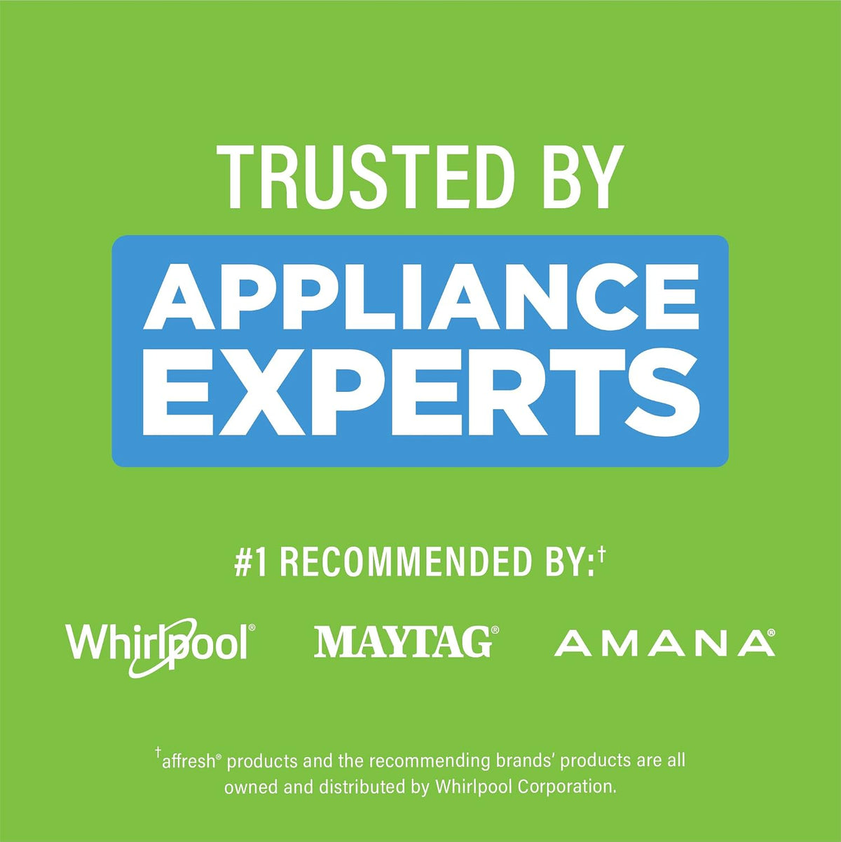 Affresh washing machine cleaner tablets layout display