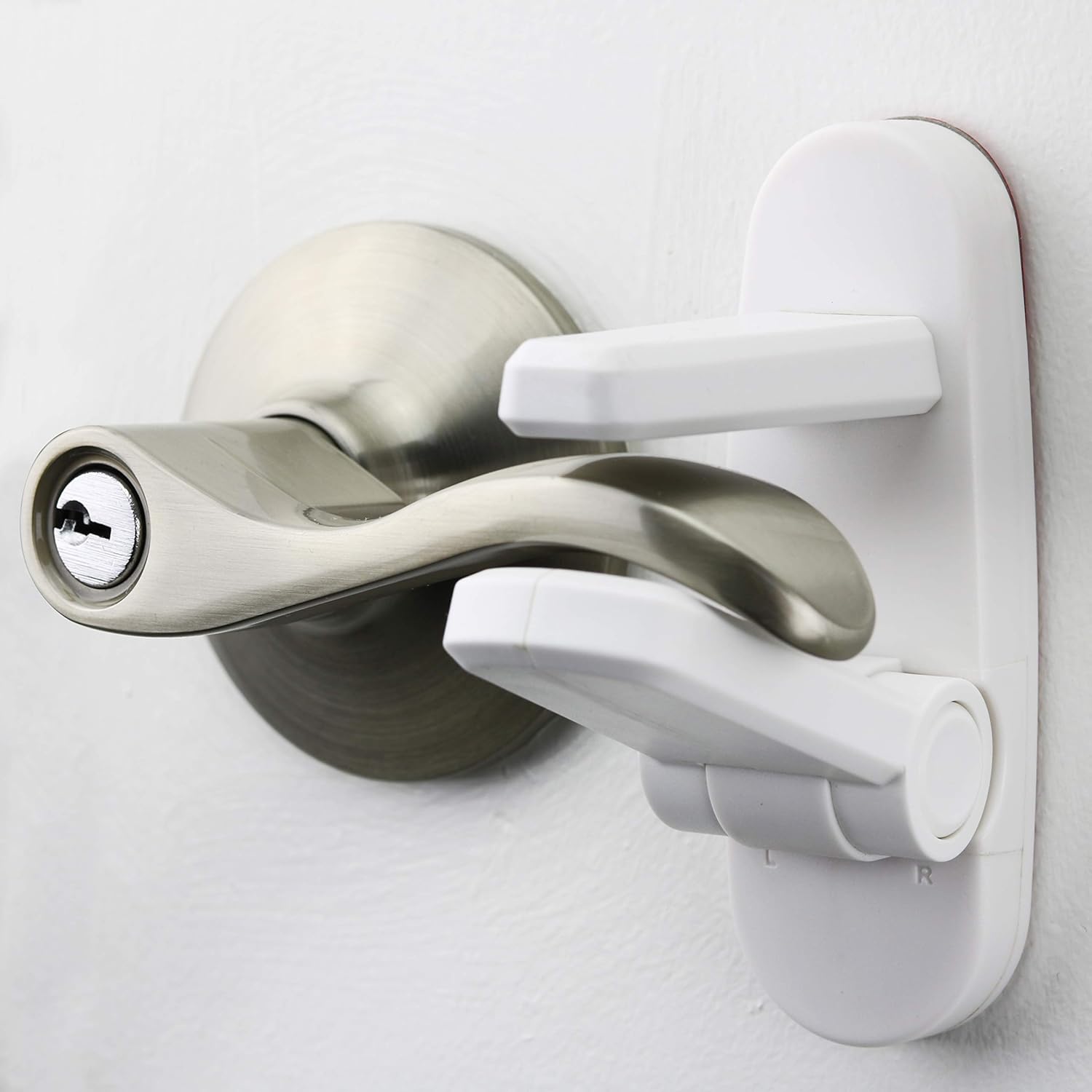 Wappa Baby childproof door lever lock front view