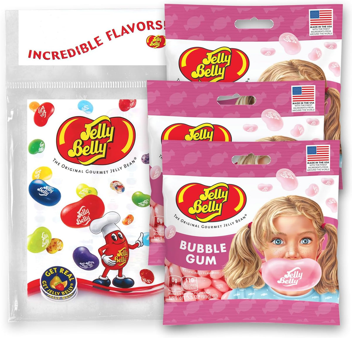 Jelly Belly Sizzling Cinnamon Jelly Beans, 3.5 oz Grab & Go Bags - Pack of 3 sold in Jelly Belly Bag - Image 9