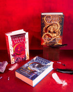 Sarah J Maas Crescent City box set open showing book covers