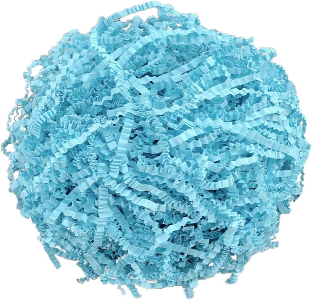Lyarchte Crinkle Paper Filler baby blue front view