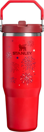 STANLEY IceFlow Flip Straw Tumbler with Handle 30 oz | Twist On Lid and Flip Up Straw | Leak Resistant Water Bottle | Insulated Stainless Steel |BPA-Free | Rose Quartz 1.0 - Image 9