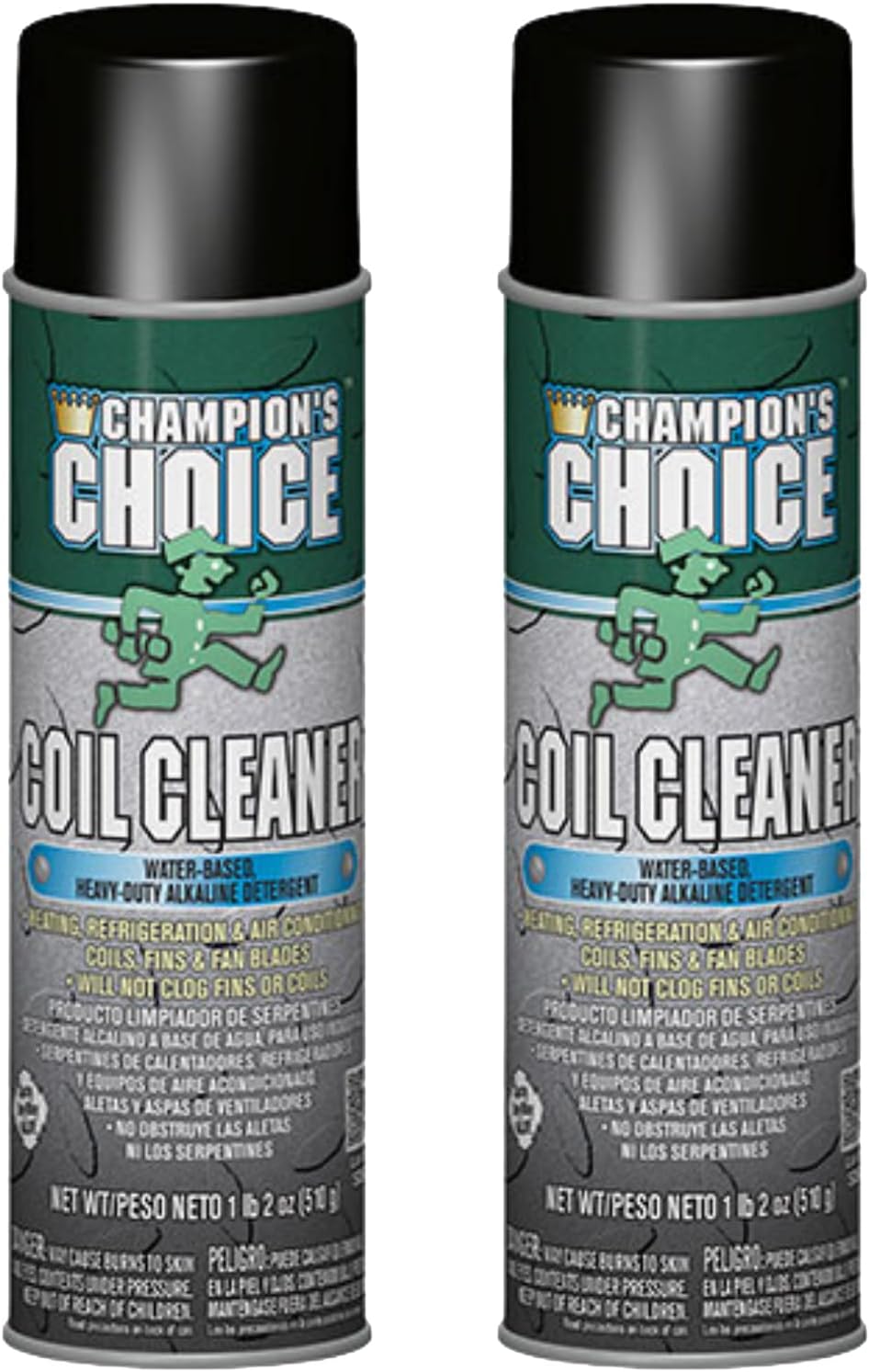 Chase Products Champion 5118 Coil Cleaner aerosol can front view showing heavy duty cleaning