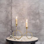 SUJUN modern loop candle holder side profile