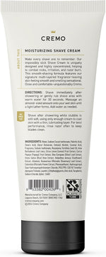 Cremo ultra-slick sandalwood shaving cream texture preview