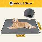 Close up of raised edges on Bartuke dog crate liner