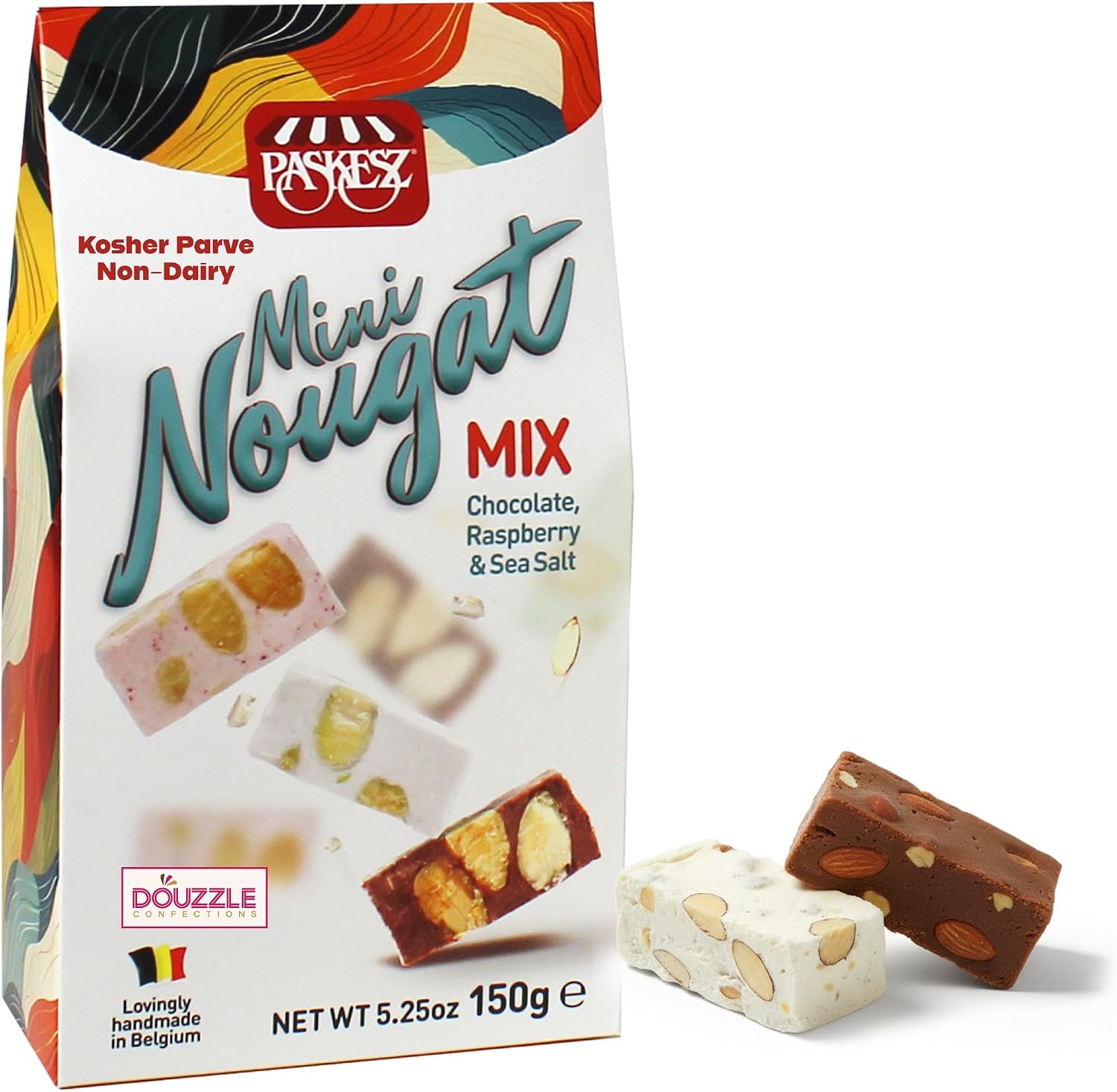 DOUzzle Mini Nougat Candy Mix Gift Box front view gourmet imported sweets
