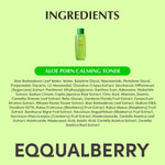 Eqqualberry Aloe Pdrn Calming Toner complete product set view