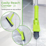 KalTell floor scrub brush showing stiff bristles close-up