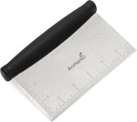 Dough Cutter for Bread and Pizza Dough - Stainless Steel Metal Griddle Scraper Chopper - Multipurpose Bench Scraper Kitchen Utensil for Flat Top Griddle - Commercial Quality - Image 10