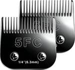 2PCS 7FC Blades Dog Grooming Blades Compatible with Andis Dog Clippers Blades,Dog Clipper Blades Compatible with Oster A5,Wahl km10 Dog Clippers for Animal Dog Cat Horse - Image 15