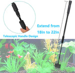 Carefree Fish premium fine mesh fish net attachment attached to long handle.