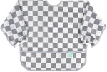 Bumkins Sleeved Bib for Girl or Boy, Baby and Toddler for 6-24 Mos, Essential Must Have for Eating, Feeding, Baby Led Weaning Supplies, Long Sleeve Mess Saving Food Catcher, Soft Fabric, Gray Chevron - Image 14