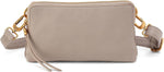 HOBO Fern Slim Belt Bag front view leather waist pack