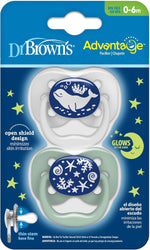 Dr. Brown's Advantage Pacifier, Blue Ocean, 0-6m, 2-Pack - Image 9