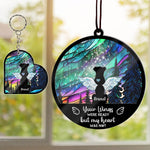 Custom Cat Memorial Suncatcher, Personalized with Name and Breed, Loss of Pet Sympathy Gift for Cat Lovers, Stained Glass Look Acrylic Ornament - Image 11