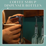 Maxdot coffee bar syrup bottle set layout