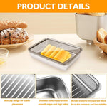 UNVSTIAR deli meat storage container with clear airtight lid