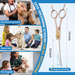 JASON Japanese 440C stainless steel pet shears for precision cutting