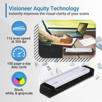 Visioneer mobile scanner with USB cable connected