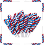 Twisty Lollipop, Rainbow Twist Lollipops Individually Wrapped Bulk, Kid's Lollipops Candy for Birthday, 12g Mixed Fruit Flavor 30 Pack - Image 13