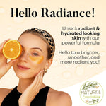 Bloomora under eye mask open container showing gel patches