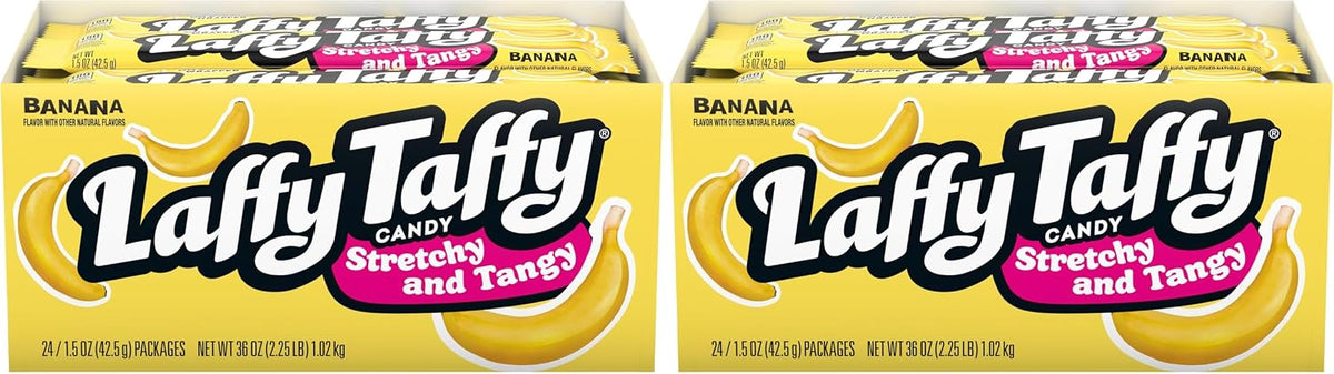 Laffy Taffy Stretchy & Tangy Variety Candy Box, Grape, Watermelon, and Cherry Flavors, 1.5 Ounce Bars (Pack of 24) | Variety Box, Pack of 24 - Image 13