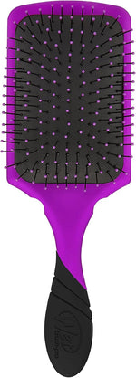 Wet Brush Pro Detangler Brush Paddle Purple front view hair styling tool