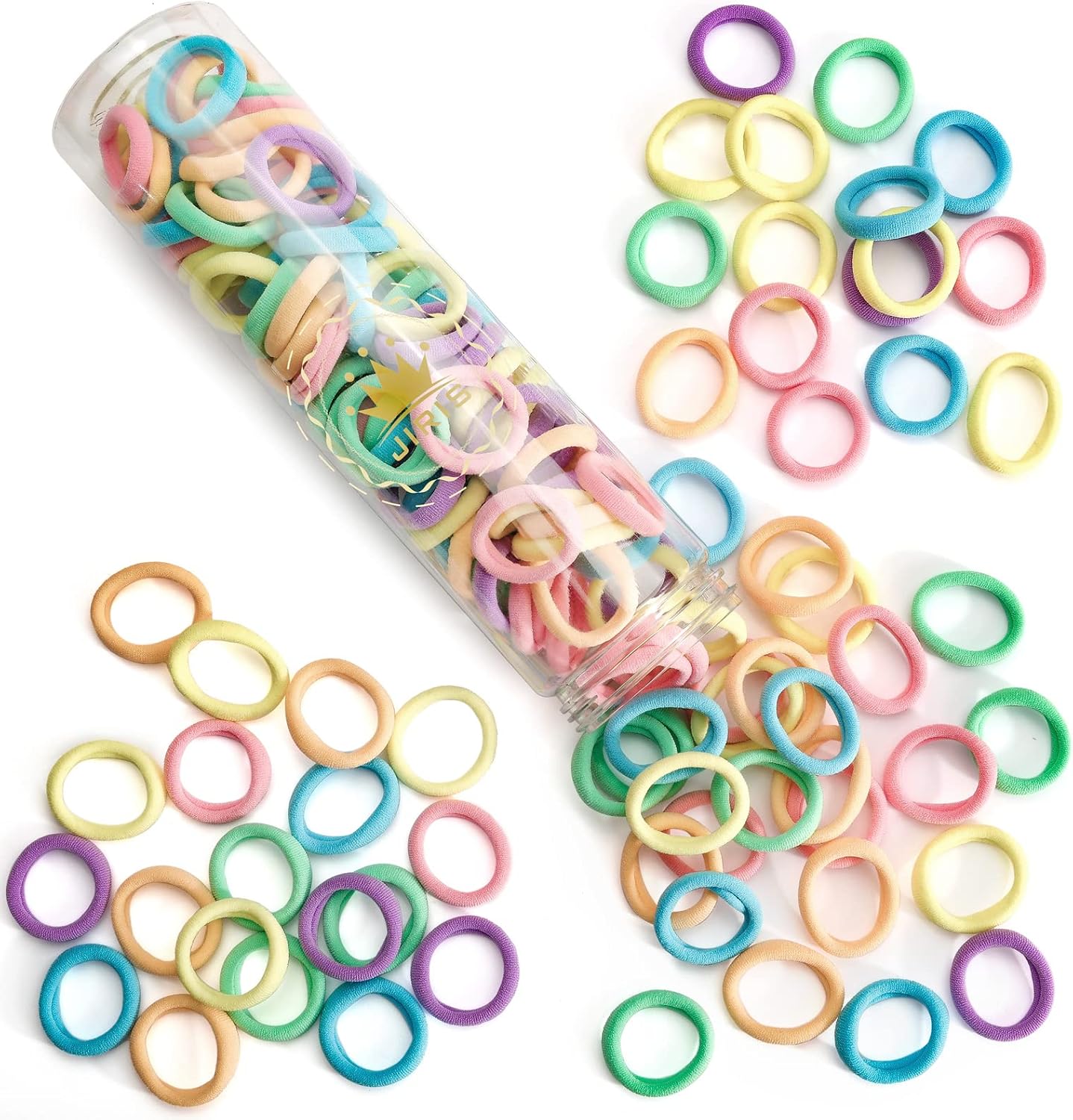 JIRIS hair ties front view for women and kids