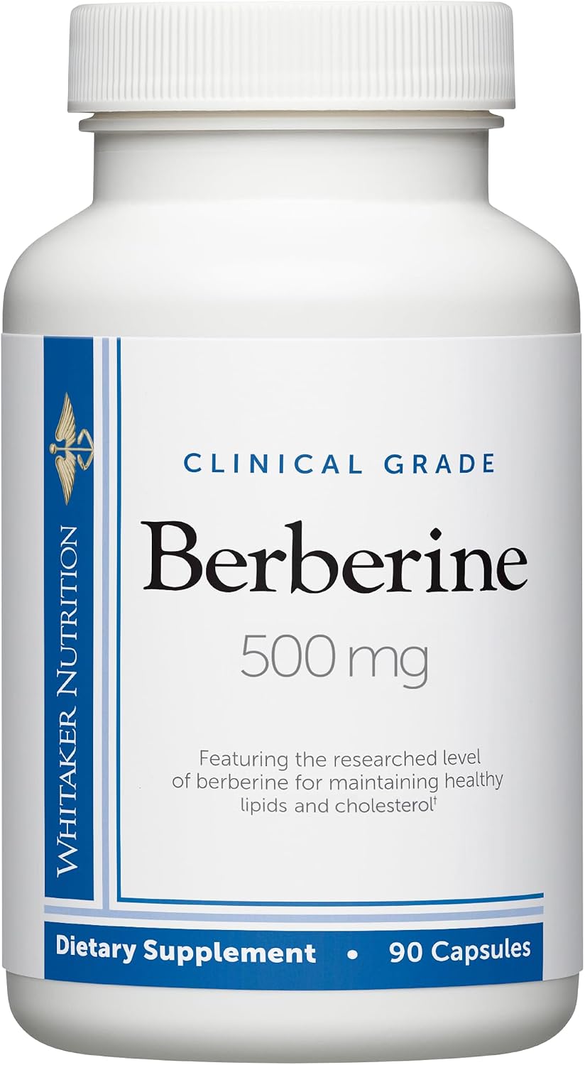 Dr. Whitaker Clinical Grade Berberine Supplement 90 capsules front bottle view